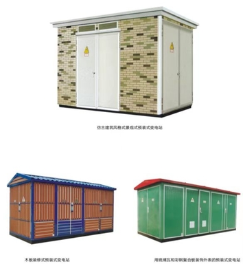 ZBW Outdoor Prefabricated Substation European Style Electrical Substation Box