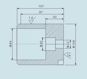IEC Standard Epoxy Resin Spout Insulator , 3150A 12kV HV Switchgear Insulator