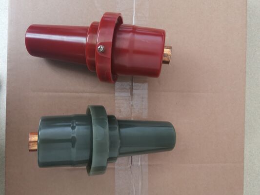 202mm European Plug In Epoxy Resin Bushing with SF6 Switchgear cable components